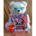 Summer Fun Bernie the Bear Toy Promotional Display w/Toy Filled Wagon